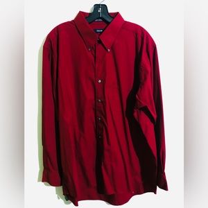 Izod burgundy button up. Like new